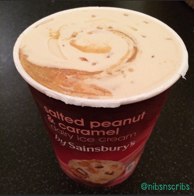 Sainsburys Salted Peanut Caramel Ice Cream