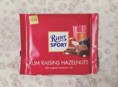 Ritter Sport Rum Raisins Hazelnuts