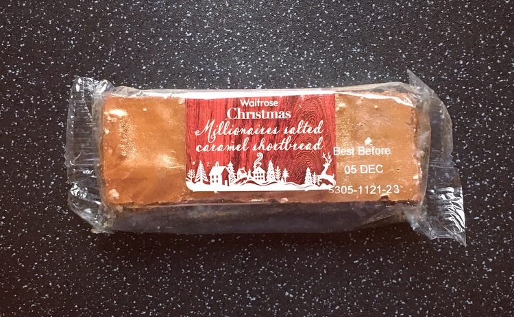 Waitrose Christmas Salted Caramel Shortbread
