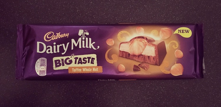 Cadbury Big Taste Toffee Whole Nut