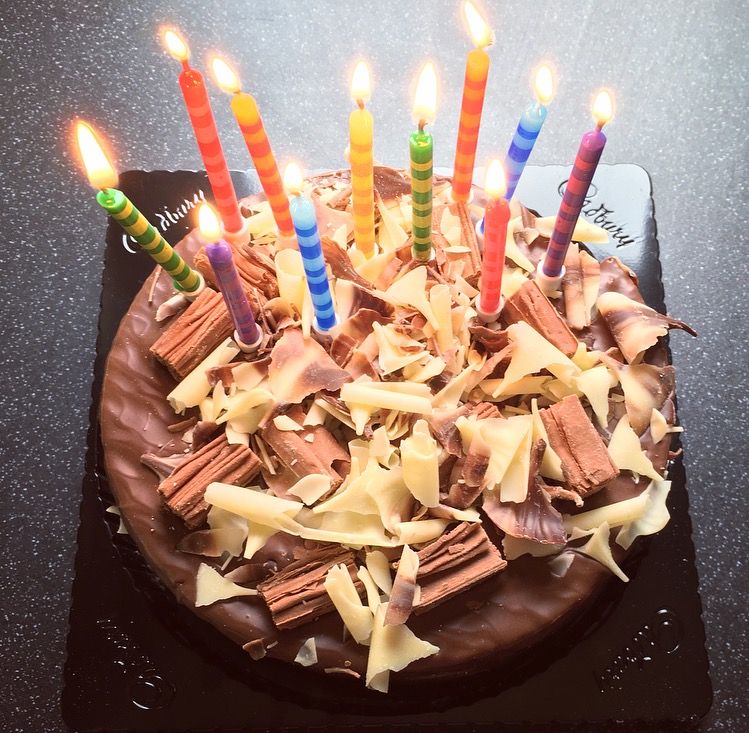 Cadbury Flake Birthday Cake