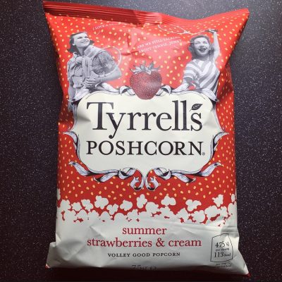 Tyrrells Summer Strawberries and Cream Poshcorn