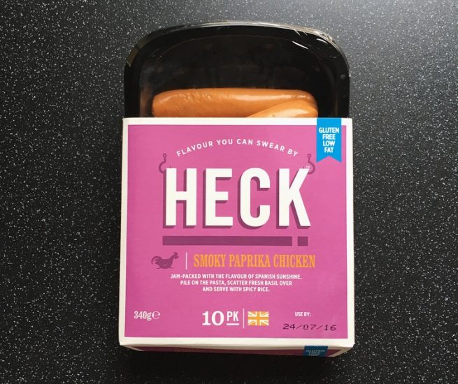HECK Smoky Paprika Chicken Chicken Sausages Nibbles 'n' Scribbles