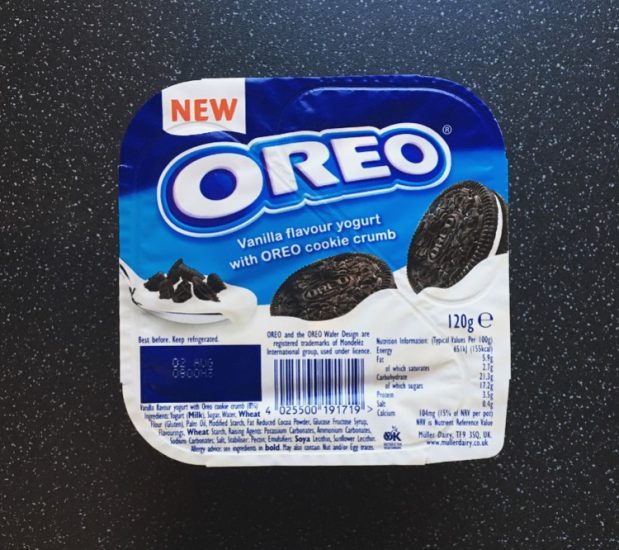 New Oreo Yoghurt