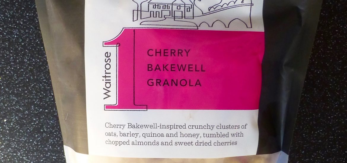 Waitrose Cherry Bakewell Granola Nibbles 'n' Scribbles