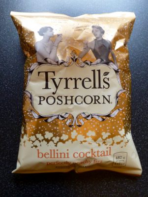 Tyrells Poshcorn Bellini Cocktail
