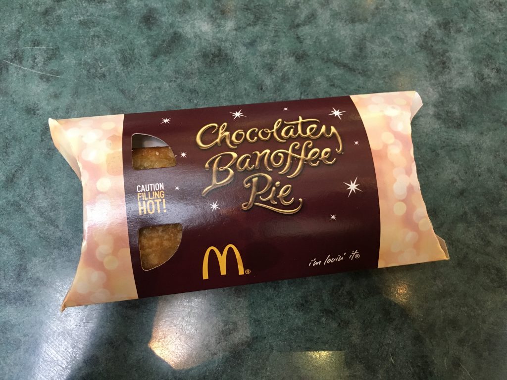 Christmas: McDonald’s Chocolatey Banoffee Pie