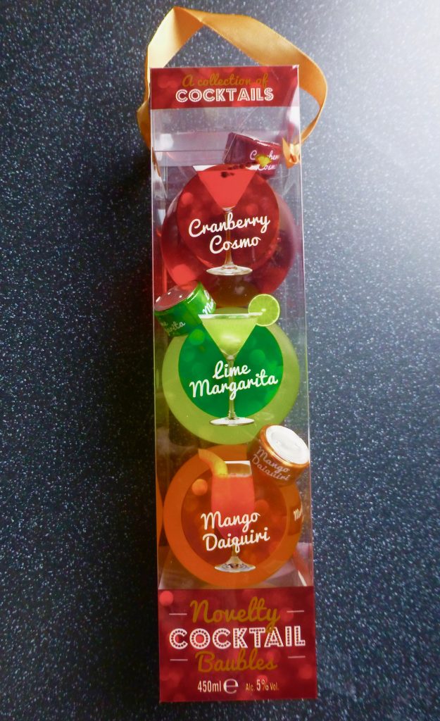 Christmas Sainsbury's Cocktail Baubles
