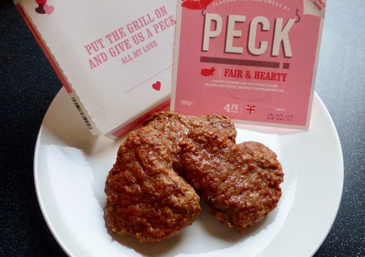 Valentine's HECK PECK Fair & Hearty Sausages