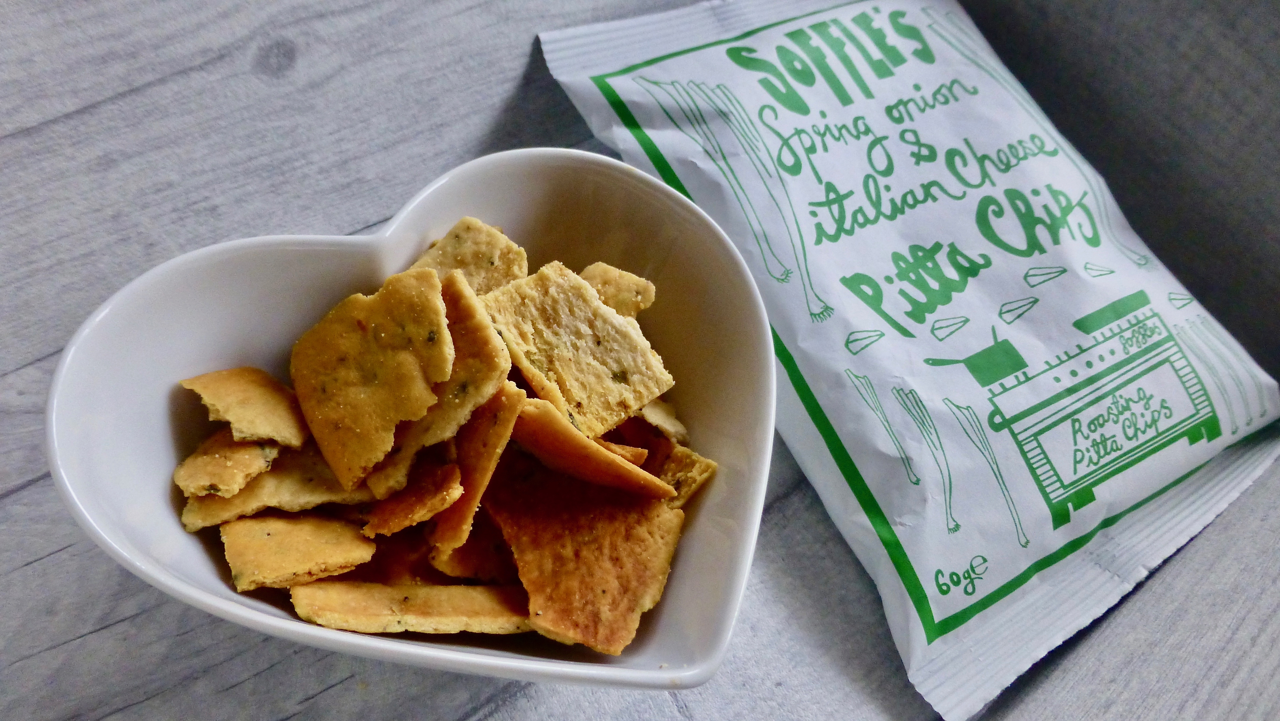 Soffle's Pitta Chips Spring Onion and Italian Cheese