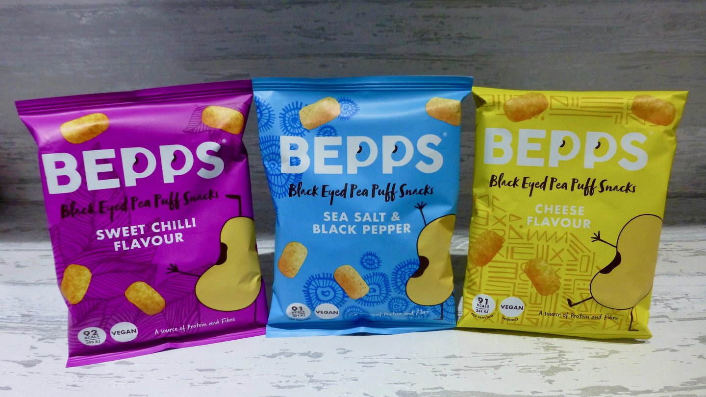 Bepps Black Eyed Pea Puff Snacks
