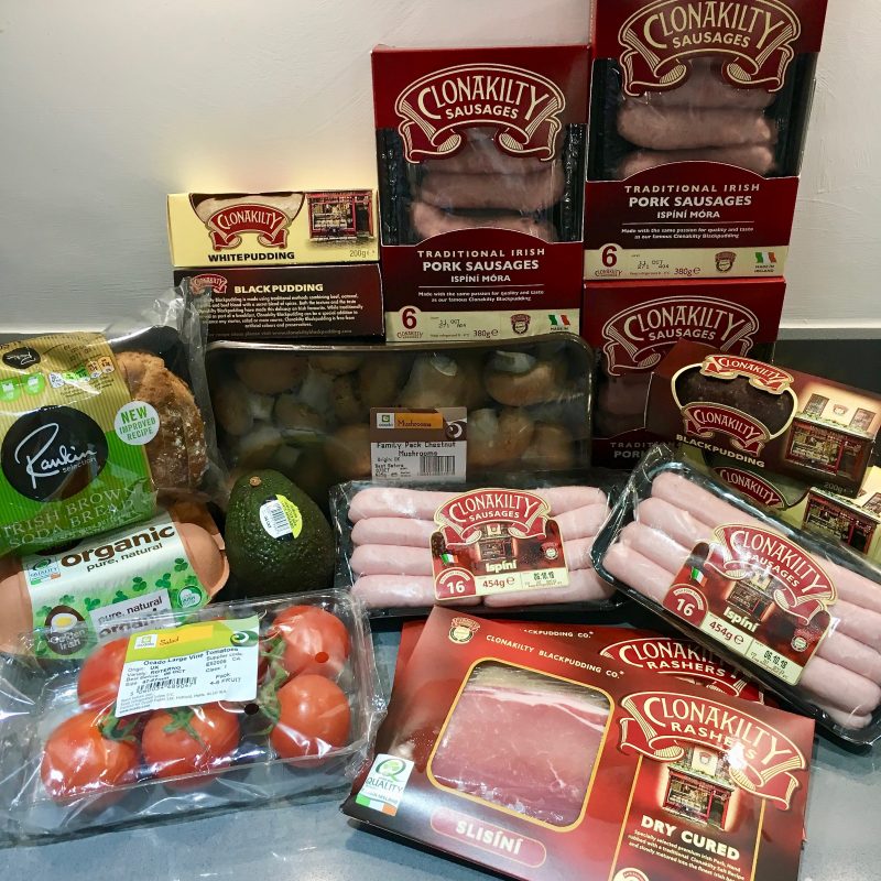 Clonakilty Ispini Sausages & Clonakilty Rashers