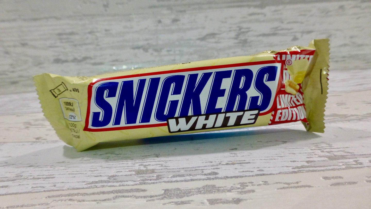 White Chocolate Snickers Limited Edition