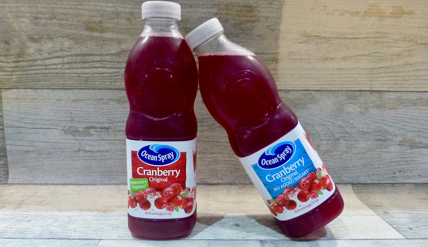 Ocean Spray Cranberry Original and No Added Sugar Juice *