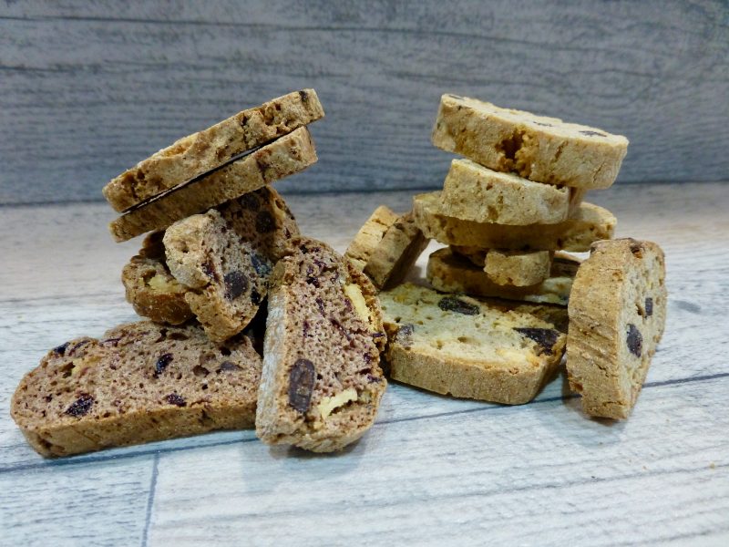 Great British Biscotti Co Spiced Apple and Sour Cherry and Double