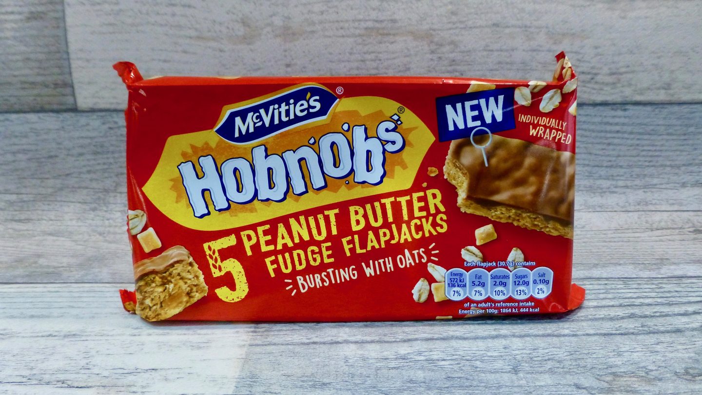 Hobnobs Peanut Butter Fudge Flapjacks