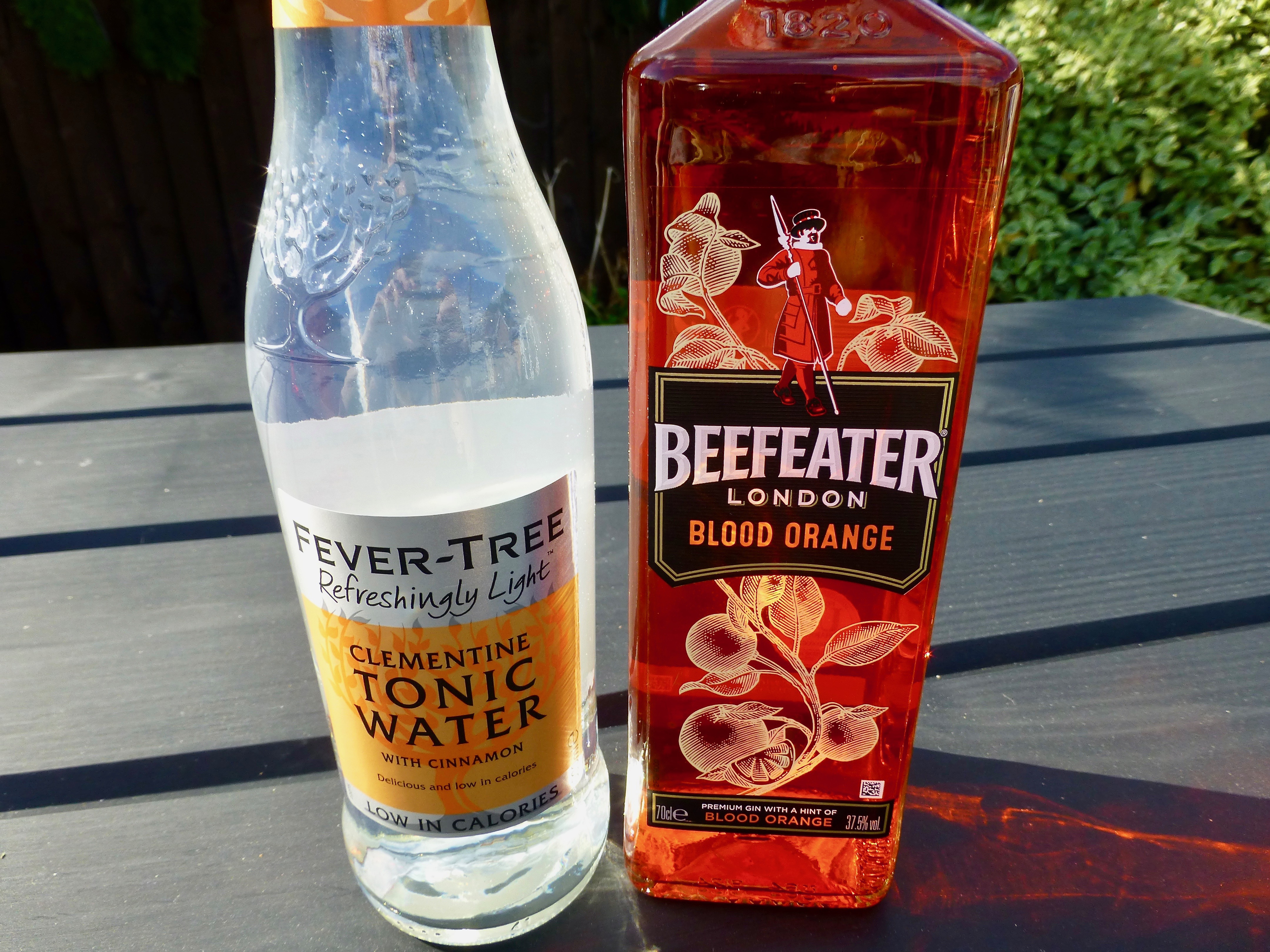 Beefeater Blood Orange Gin and Fever Tree Clementine Tonic