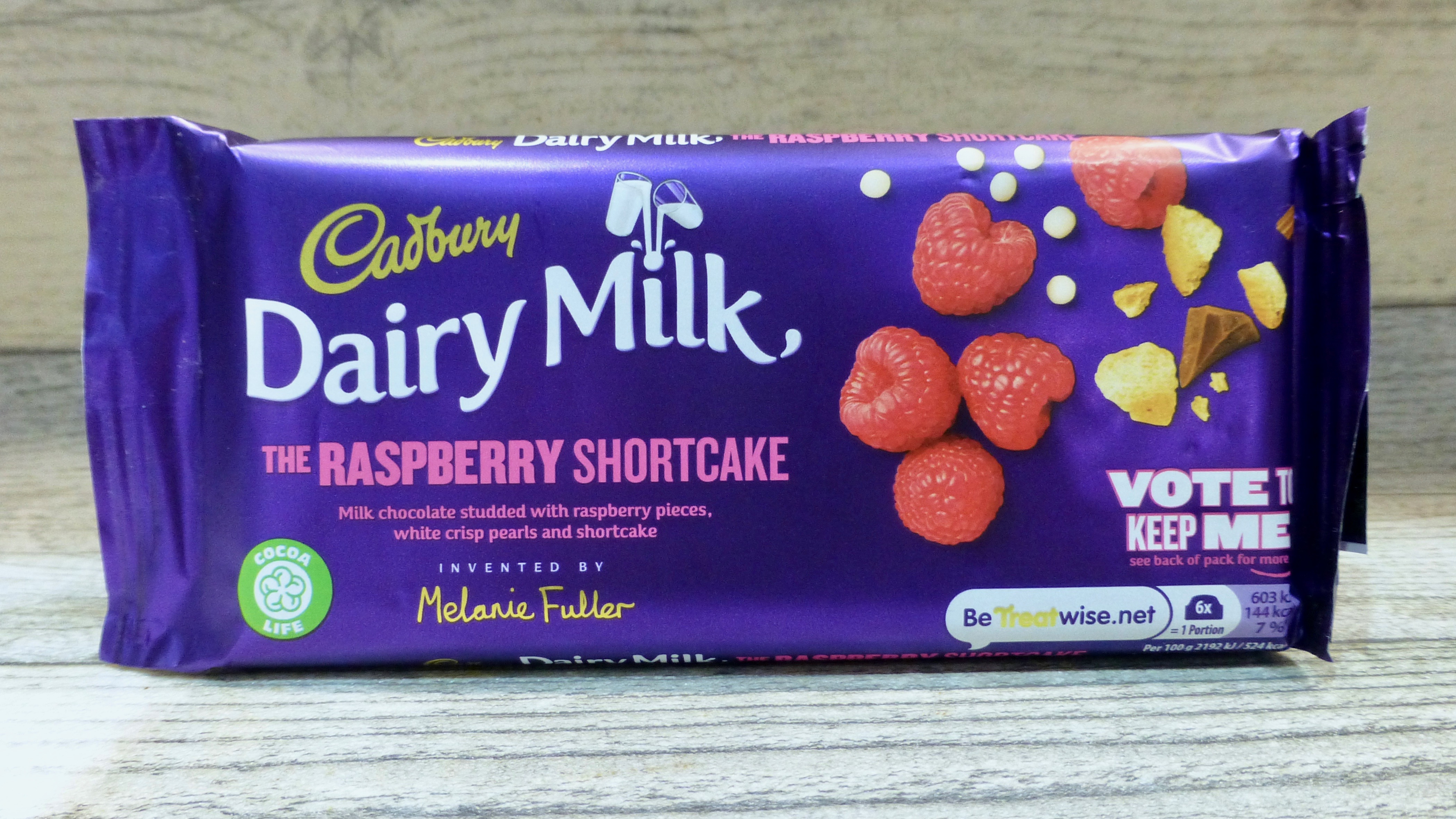 Cadbury Dairy Milk Raspberry Shortcake Chocolate Bar