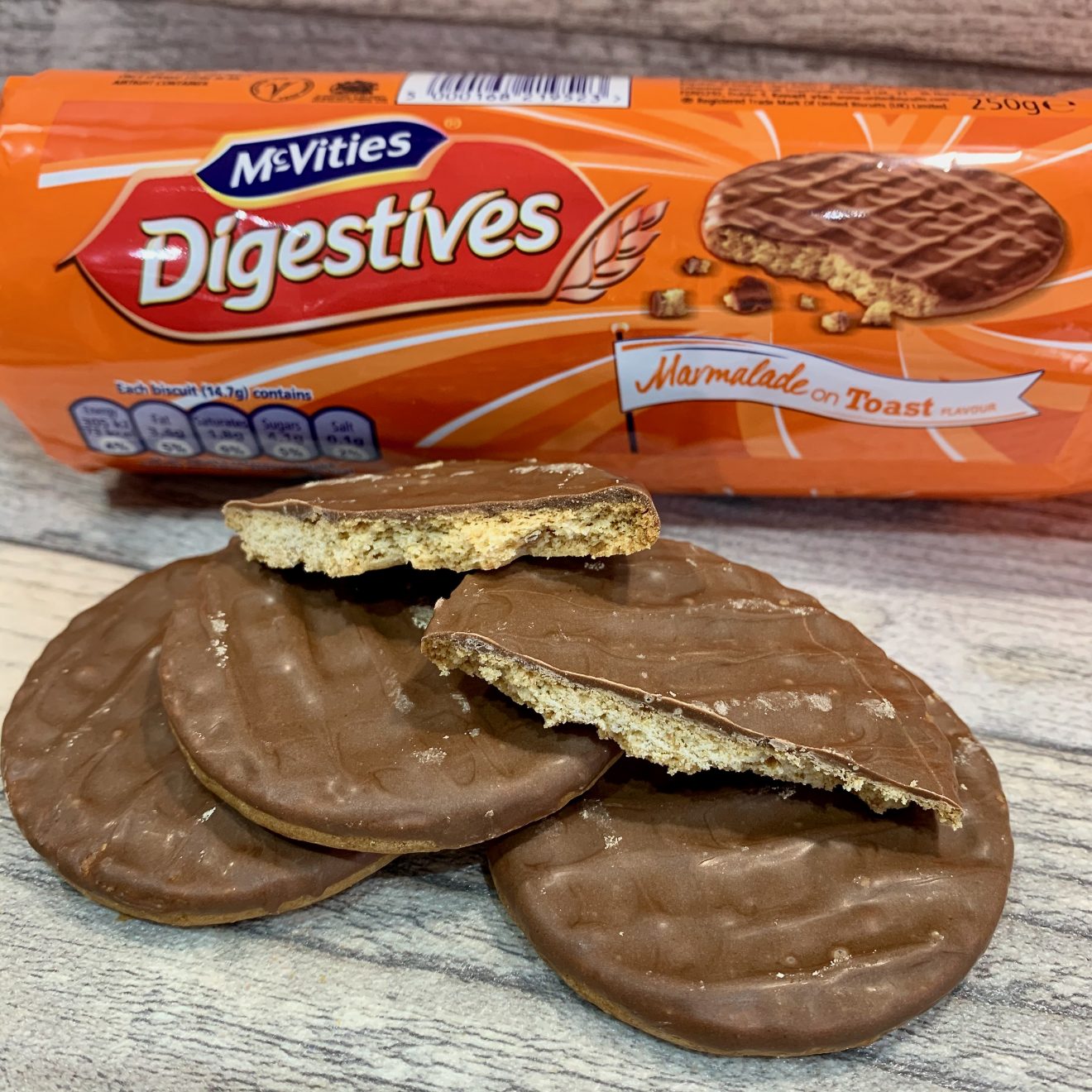 McVities Marmalade on Toast Digestives