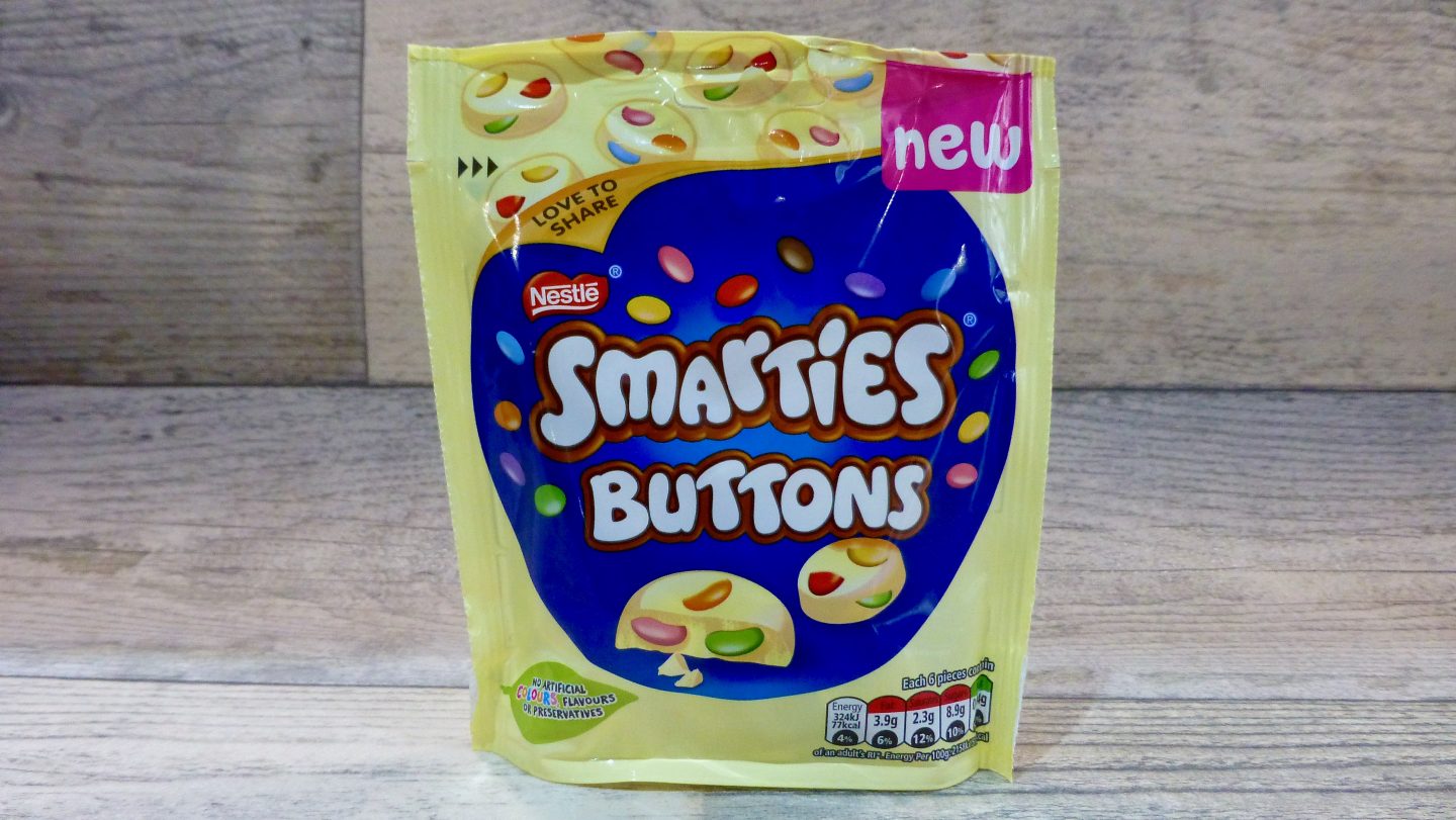 White Chocolate Smarties Buttons