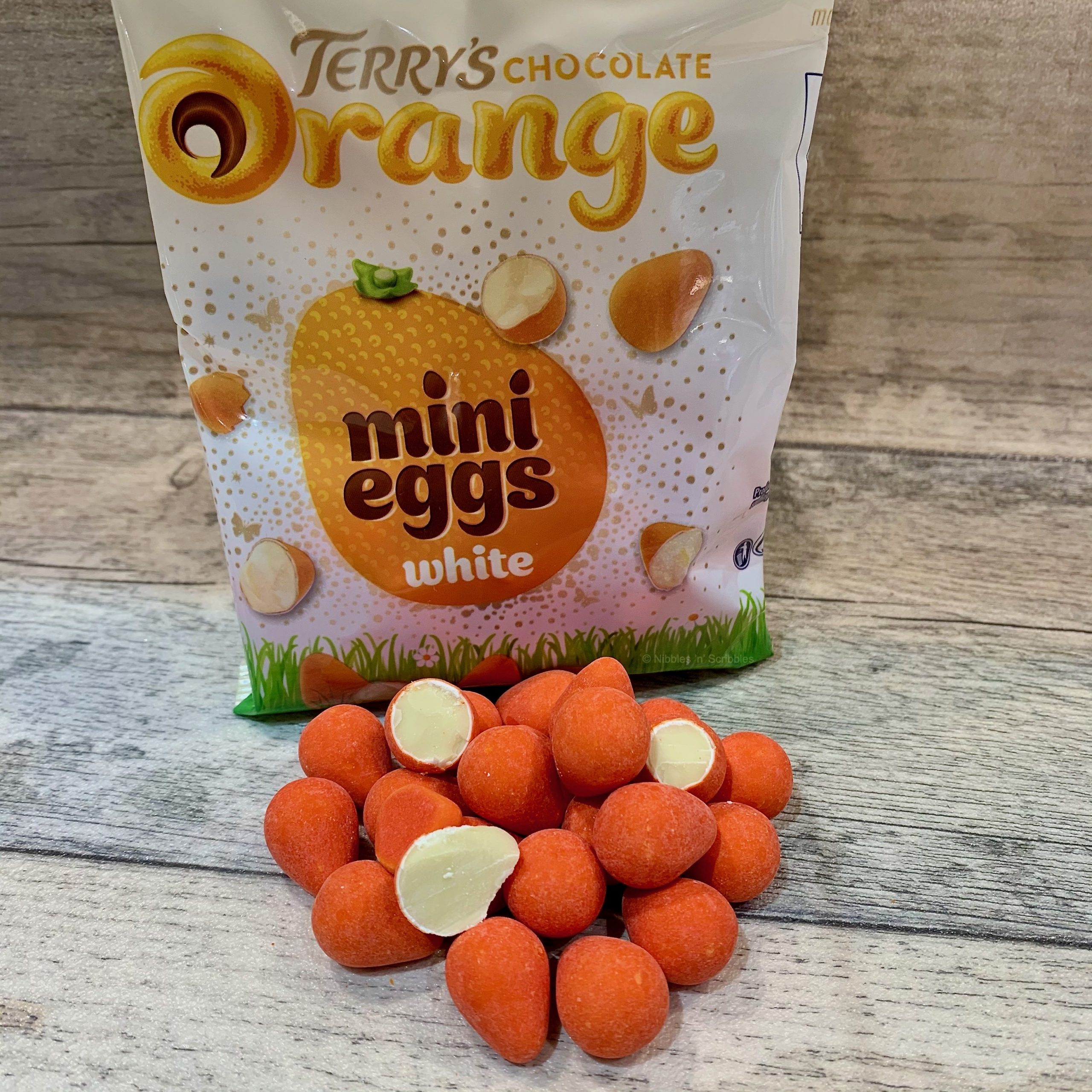 Terry’s Chocolate Orange White Mini Eggs Nibbles n Scribbles