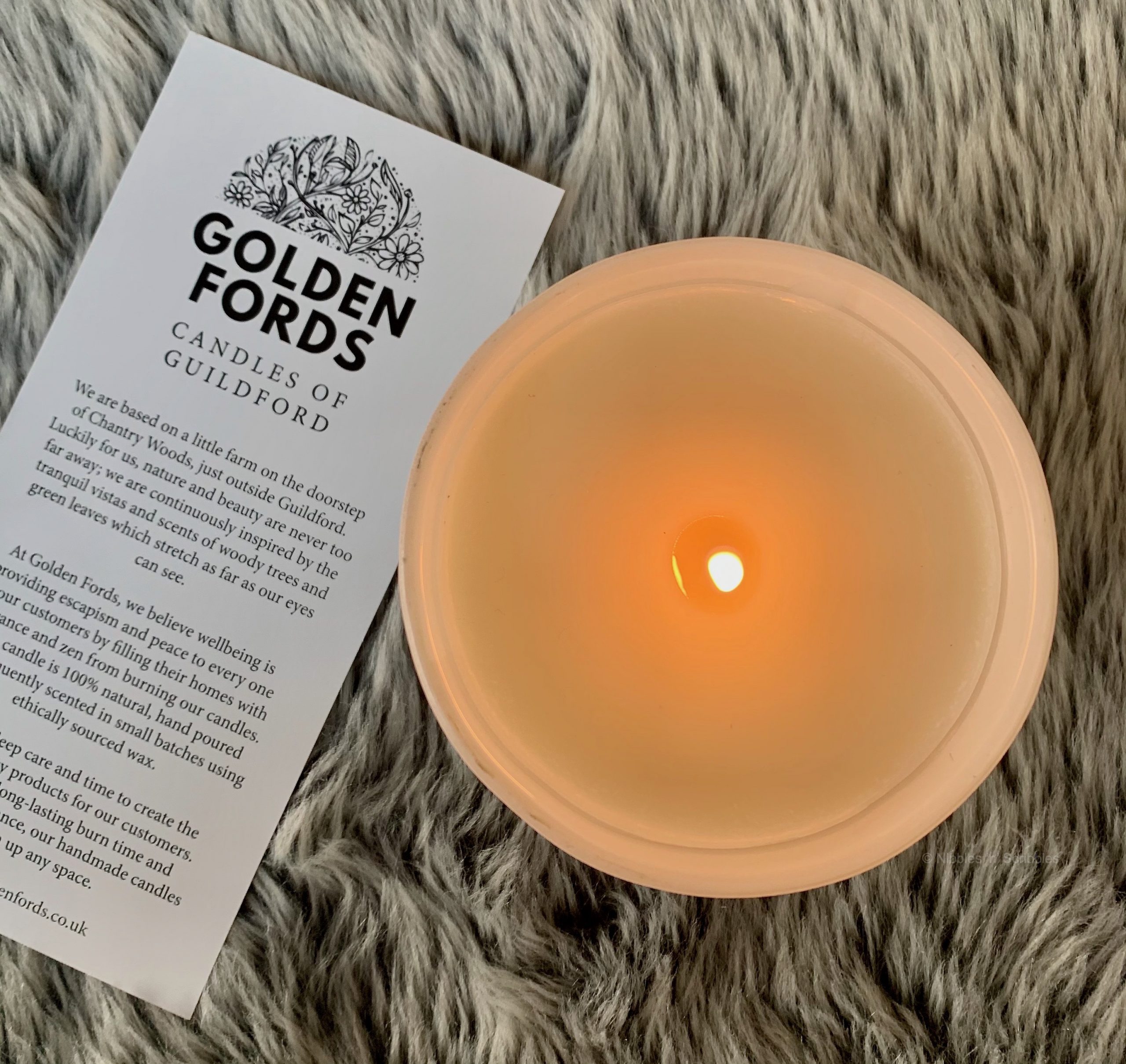 Golden Fords Orange, Cranberry and Cinnamon Candle review nibbles n scribbles