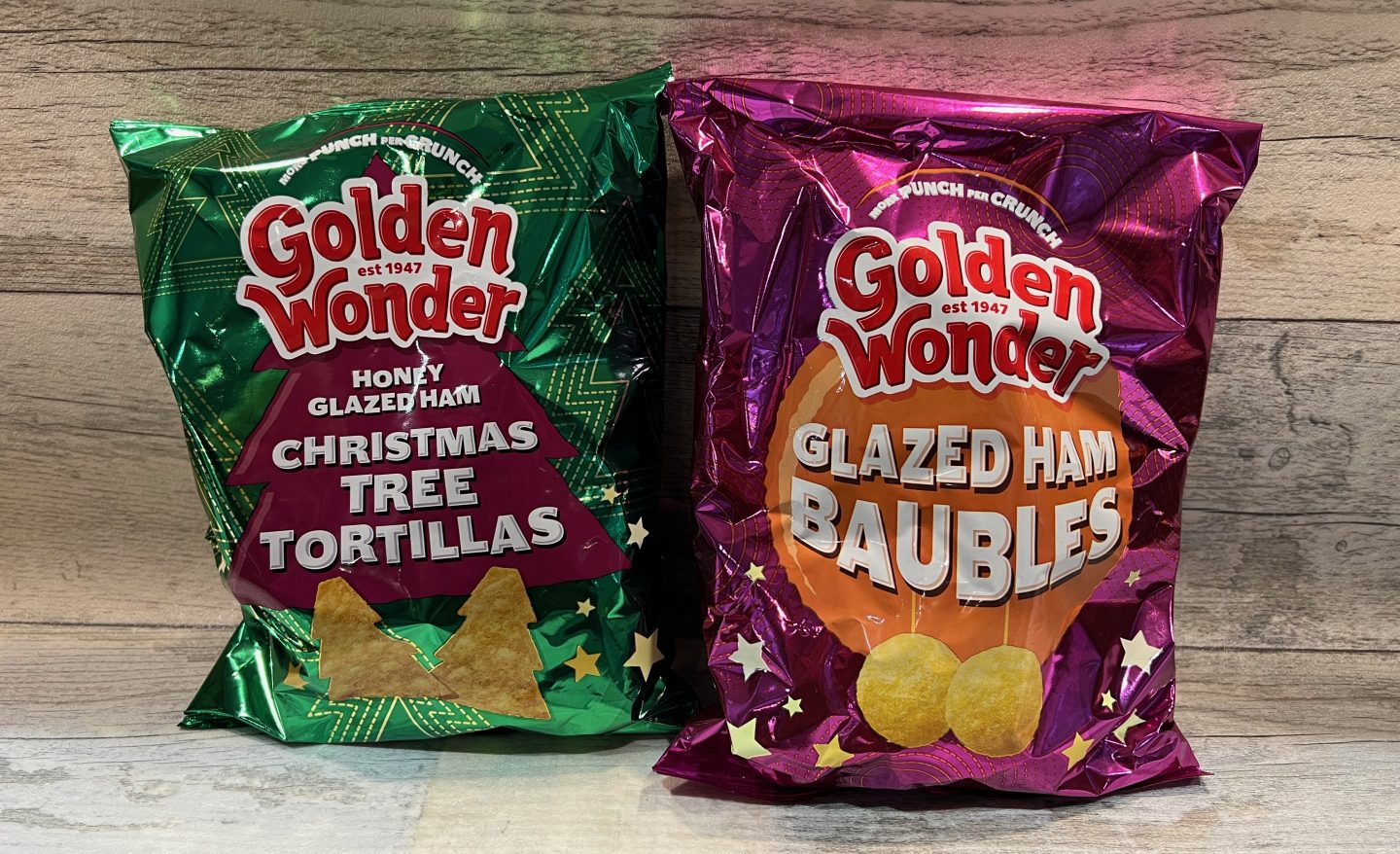 Golden Wonder Festive Crisps *