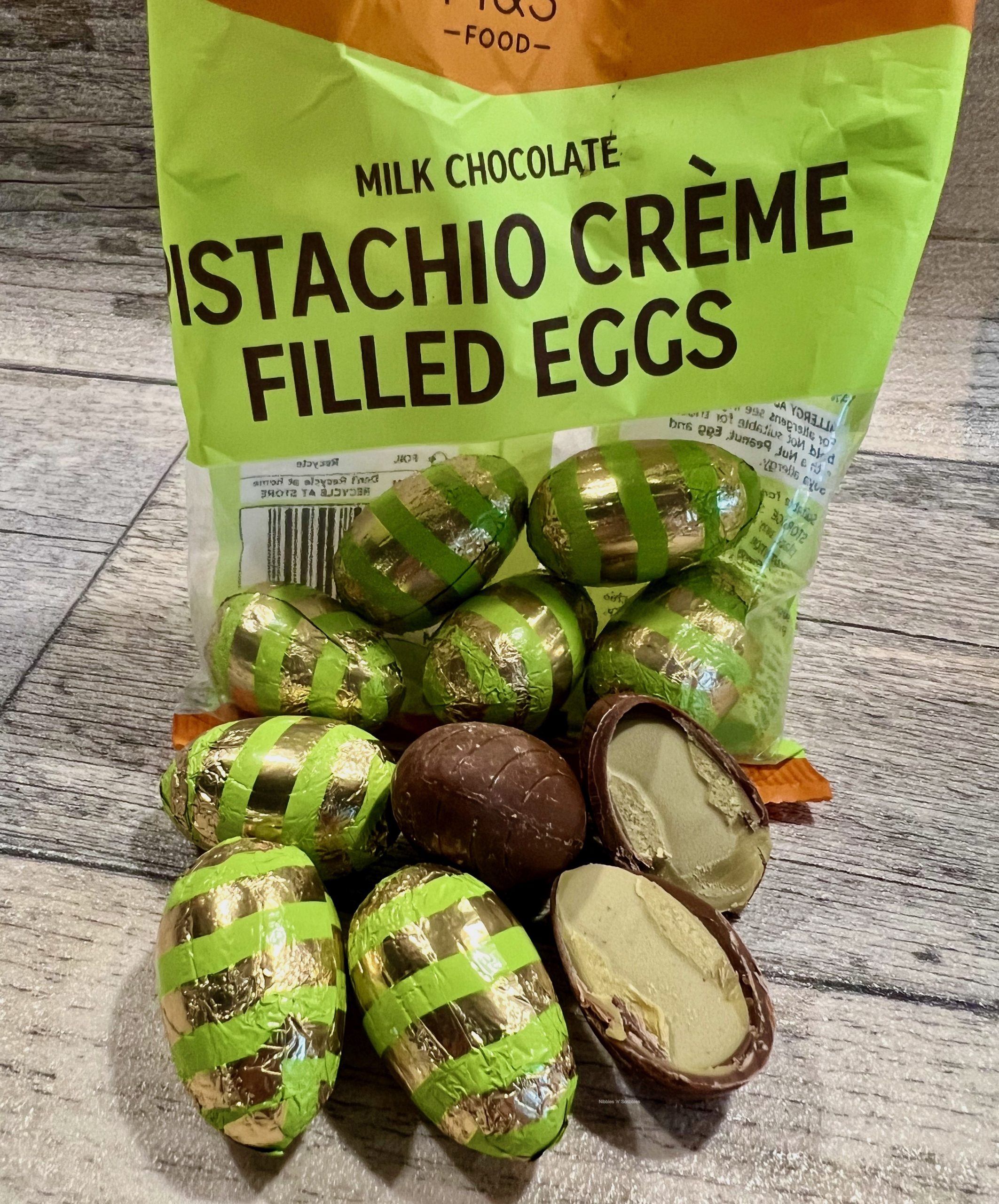 M&S Pistachio Creme Filled Eggs Review